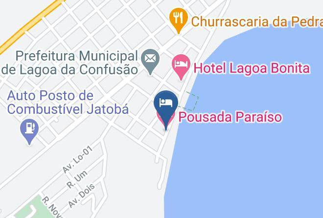 Lagoa Dafusao - Pousada Paraiso Maps