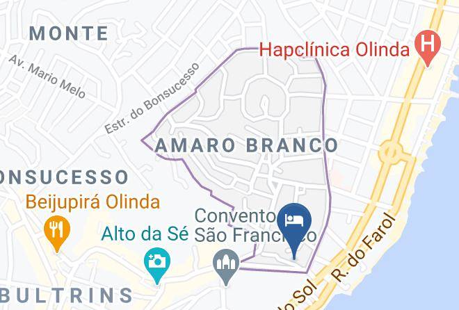 Olinda - Pousada Paraiso Olindense Maps