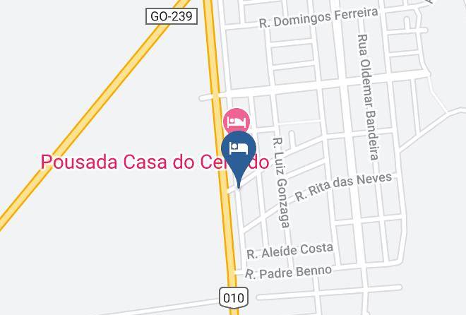 Alto Paraiso De Goias - Pousada Paralelo 14 Maps