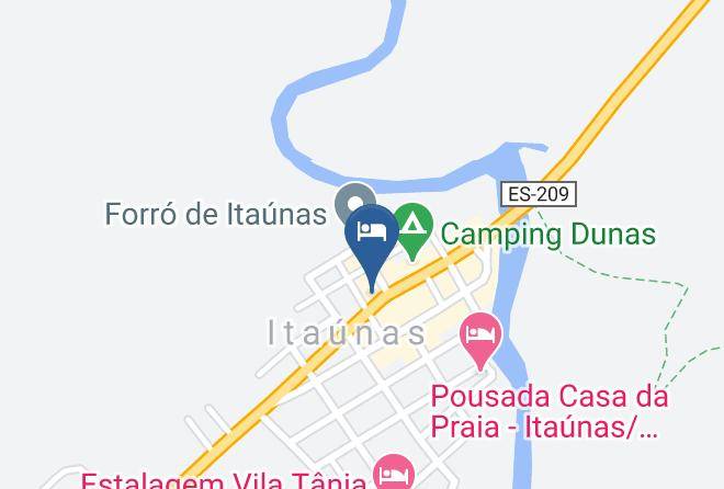Conceicao Da Barra - Pousada Pargos Maps