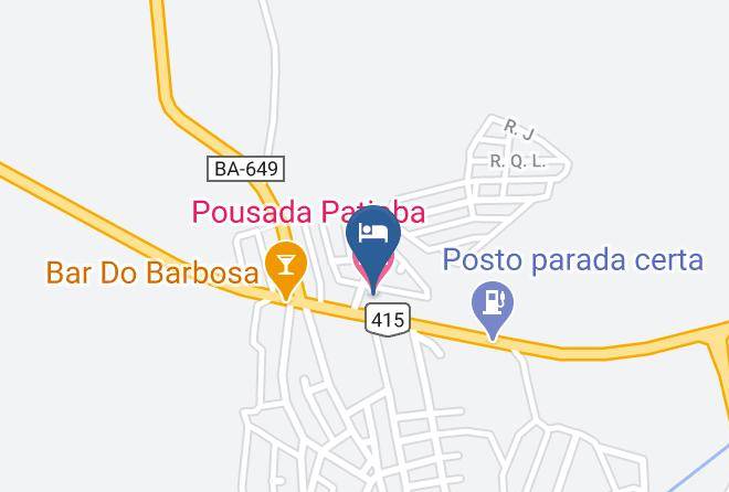 Ibicarai - Pousada Patioba Maps