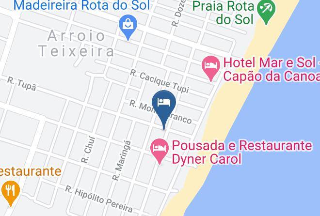 Capao Da Canoa - Pousada Paulinho Maps