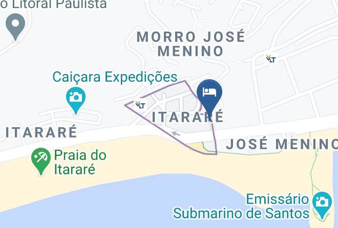 Santos - Pousada Paulista Maps