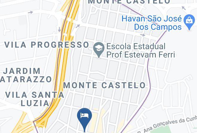 Sao Jose Dos Campos - Pousada Paulista Maps