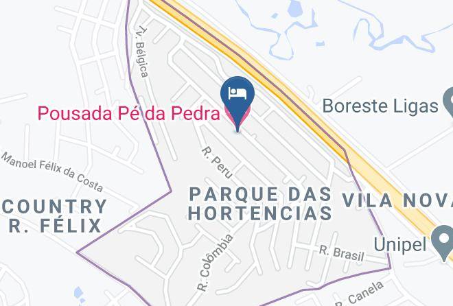 Bom Jesus Dos Perdoes - Pousada Pe Da Pedra Maps