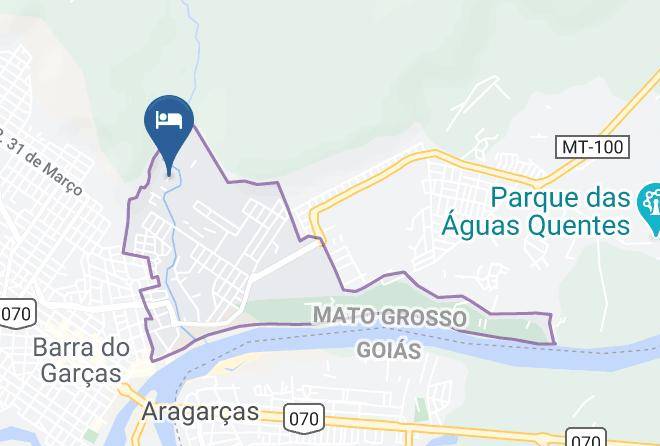 Barra Do Garcas - Pousada Pe Da Serra Maps