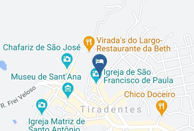 Tiradentes - Pousada Pe Da Serra Maps