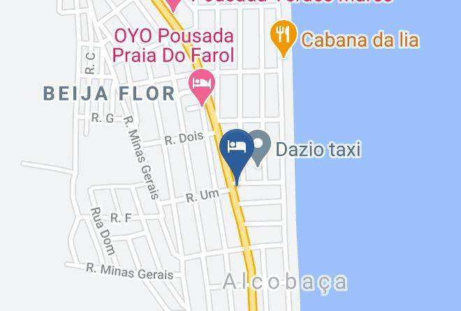 Alcobaca - Pousada Pe De Caju Maps