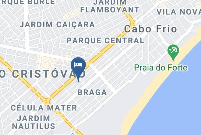 Cabo Frio - Pousada Pe N'areia Maps
