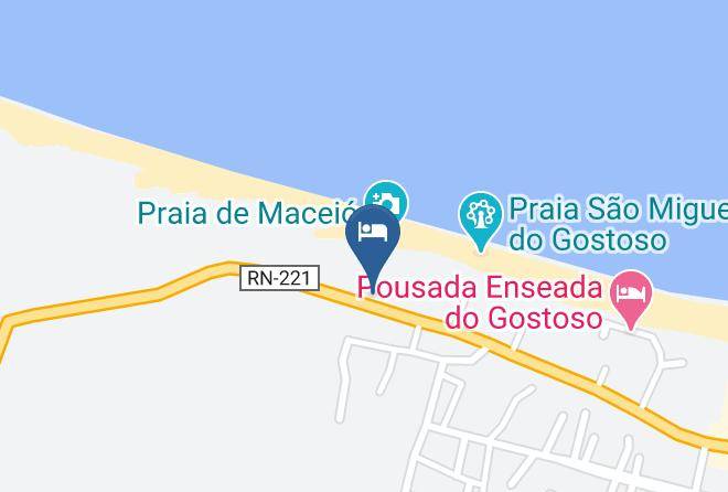 Sao Miguel Do Gostoso - Pousada Pe Na Areia Gostoso Maps