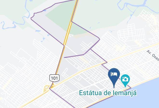 Praia Grande - Pousada Pe Na Areia Maps