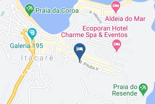 Itacare - Pousada Pedra Alta Itacare Maps