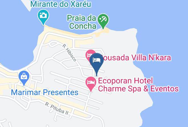 Itacare - Pousada Pedra Torta Maps