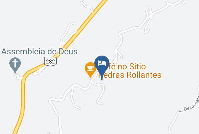 Alfredo Wagner - Pousada Pedras Rollantes Maps