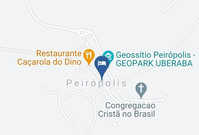 Uberaba - Pousada Peiropolis Maps
