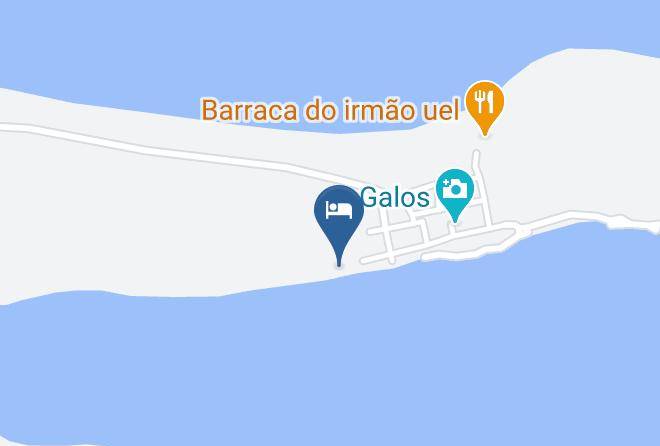 Galinhos - Pousada Peixe Galo Maps