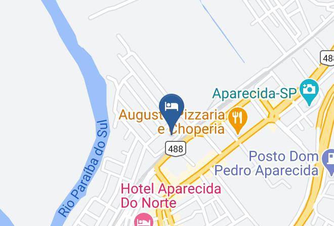 Aparecida - Pousada Pena Maps
