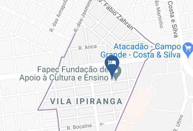 Campo Grande - Pousada & Pensionato Para Universitarios Morada Academica Maps