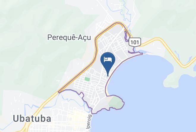 Ubatuba - Pousada Pereque Acu Maps