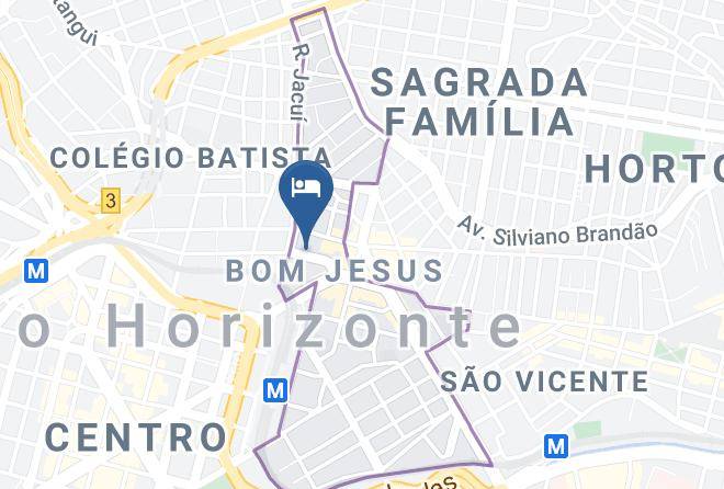 Belo Horizonte - Pousada Piaui Maps