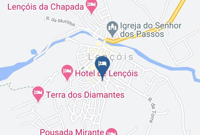 Lencois - Pousada Picarras Maps