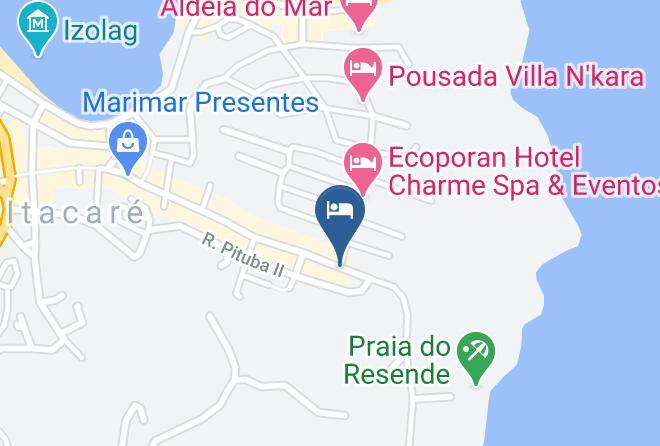 Itacare - Pousada Pico Das Praias Maps