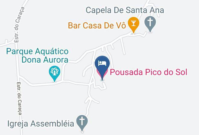 Santa Barbara - Pousada Pico Do Sol Maps