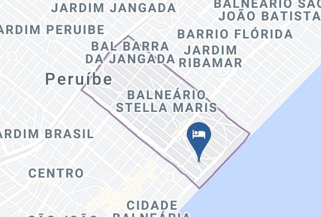 Peruibe - Pousada Pier 36 Hotel Peruibe Maps