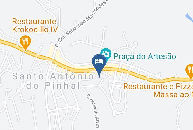 Santo Antonio Do Pinhal - Pousada Pinhalense Maps