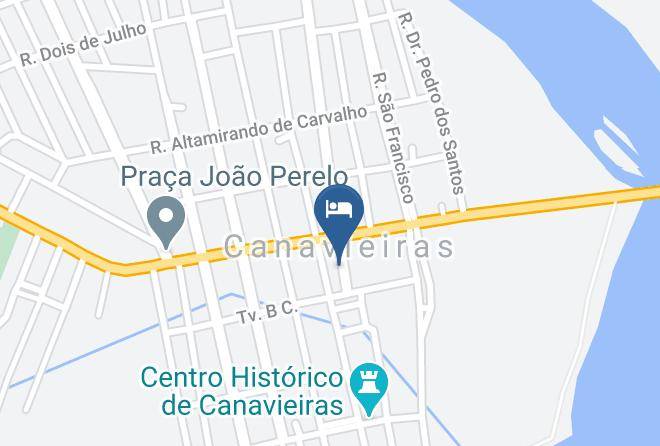 Canavieiras - Pousada Piramidal Maps