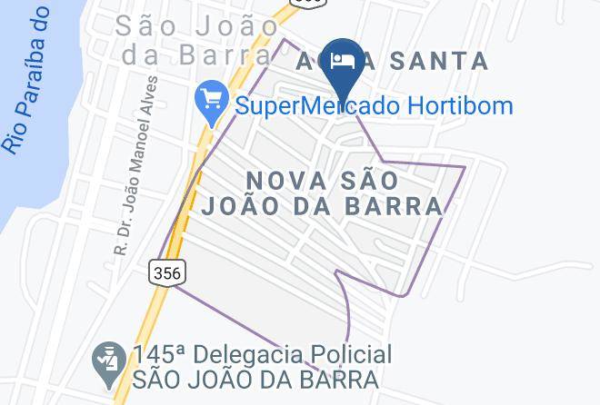 Sao Joao Da Barra - Pousada Pitangas Maps