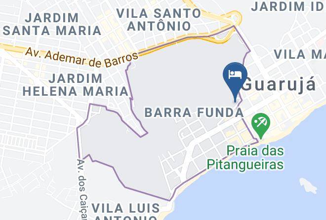 Guaruja - Pousada Pitangueiras Maps