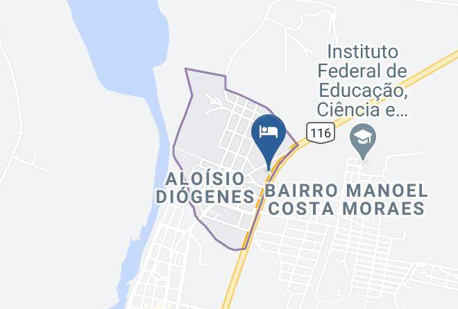 Jaguaribe - Pousada Pitombeira Maps