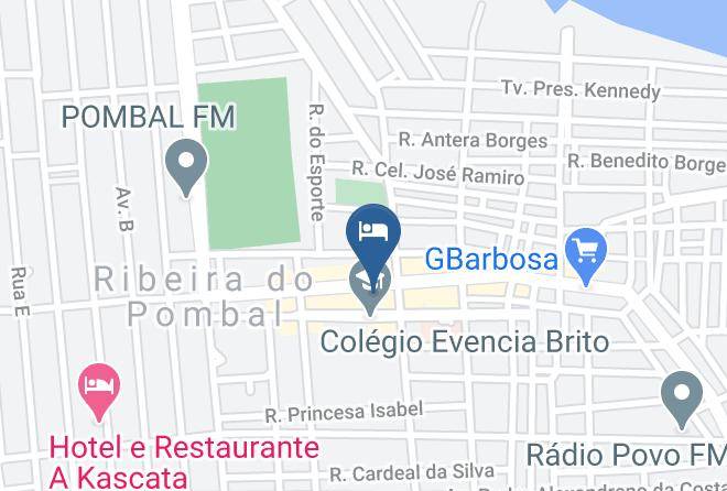 Ribeira Do Pombal - Pousada Pombal Maps