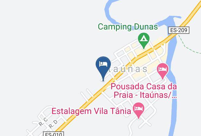 Conceicao Da Barra - Pousada Ponta De Areia Maps