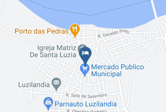 Luzilandia - Pousada Pontes Maps