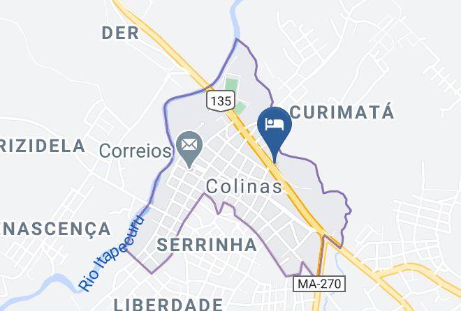 Colinas - Pousada Popular Maps