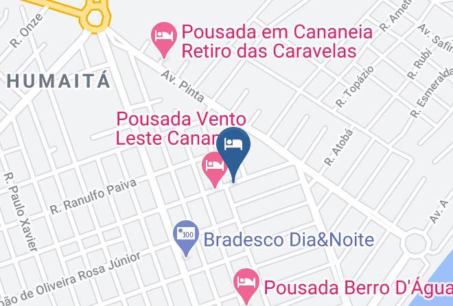 Cananeia - Pousada Por Do Sol Cananeia Maps