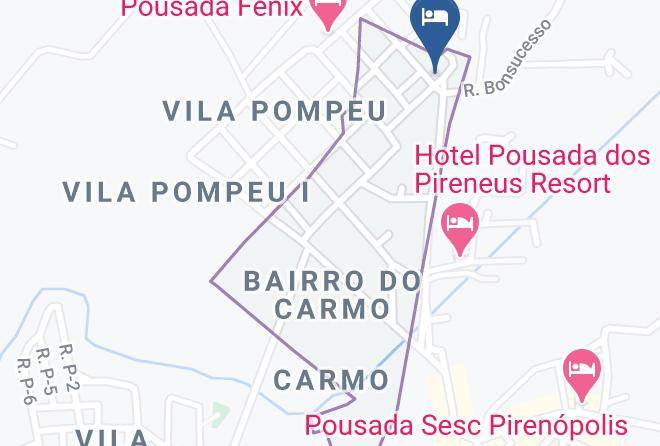 Pirenopolis - Pousada Por Do Sol Maps