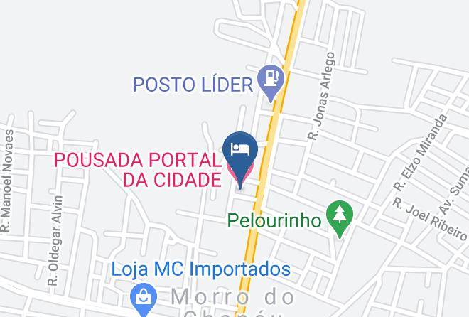 Morro Do Chapeu - Pousada Portal Da Cidade Maps