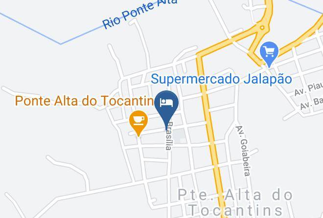 Ponte Alta Do Tocantins - Pousada Portal Do Jalapao Maps
