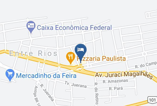 Entre Rios - Pousada Porteira Maps