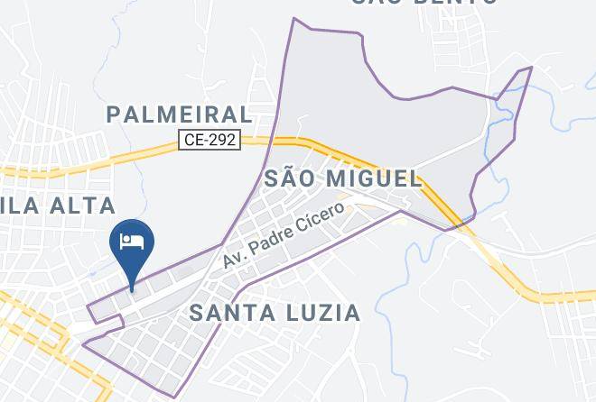 Crato - Pousada Porto Belo Maps
