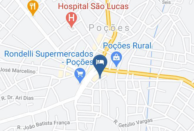 Pocoes - Pousada Porto Brasil Maps