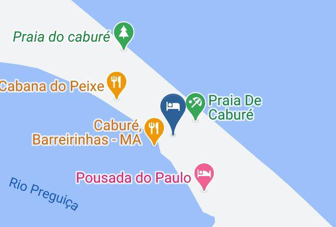Barreirinhas - Pousada Porto Cabure Maps