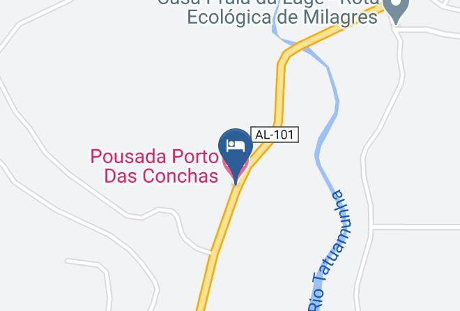 Porto De Pedras - Pousada Porto Das Conchas Maps