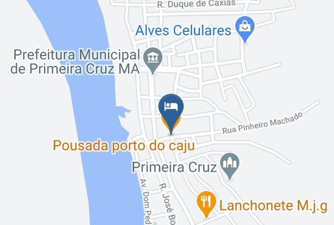 Primeira Cruz - Pousada Porto Do Caju Maps