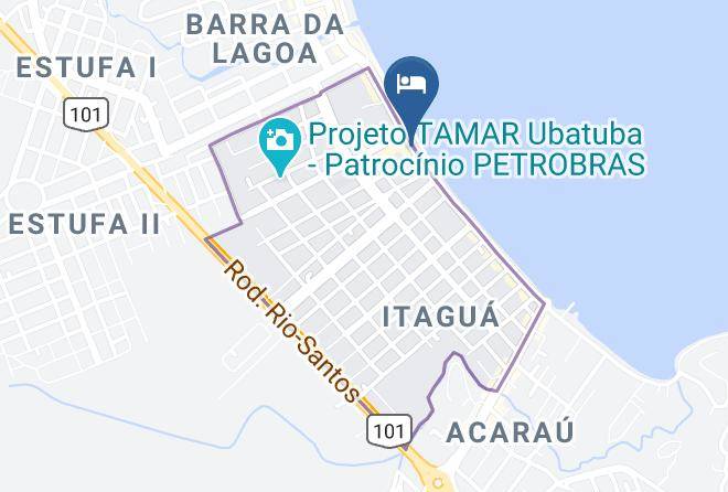 Ubatuba - Pousada Porto Do Itagua Maps