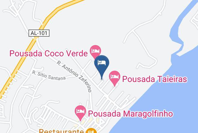 Maragoji - Pousada Porto Dos Corais Maps