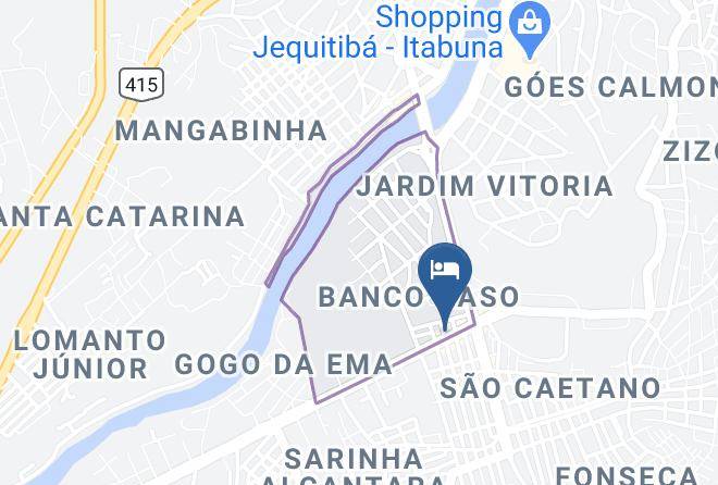 Itabuna - Pousada Porto Dos Milagres Maps